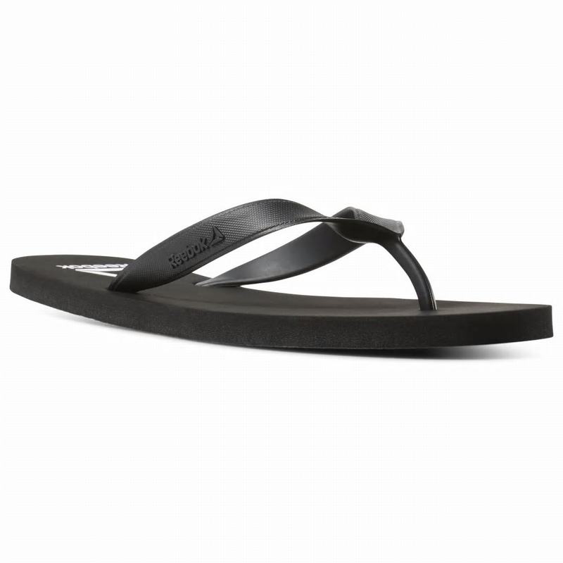 Papuci Reebok Cash Flip Barbati Negrii/Albi Romania IR4656SX